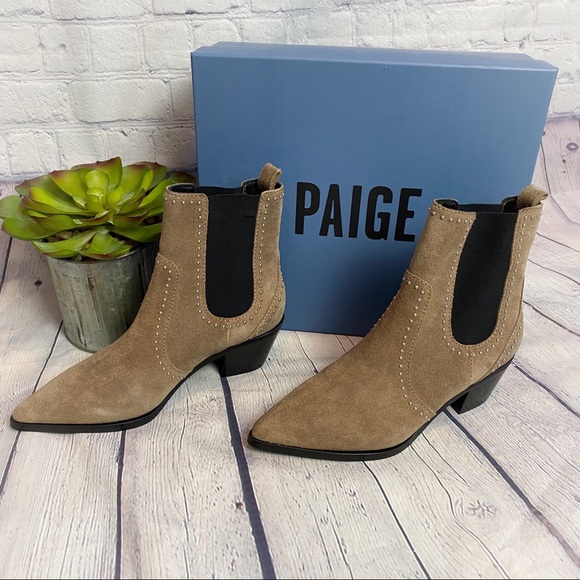PAIGE Willa Studded Ankle Chelsea Boot - Picture 4 of 8